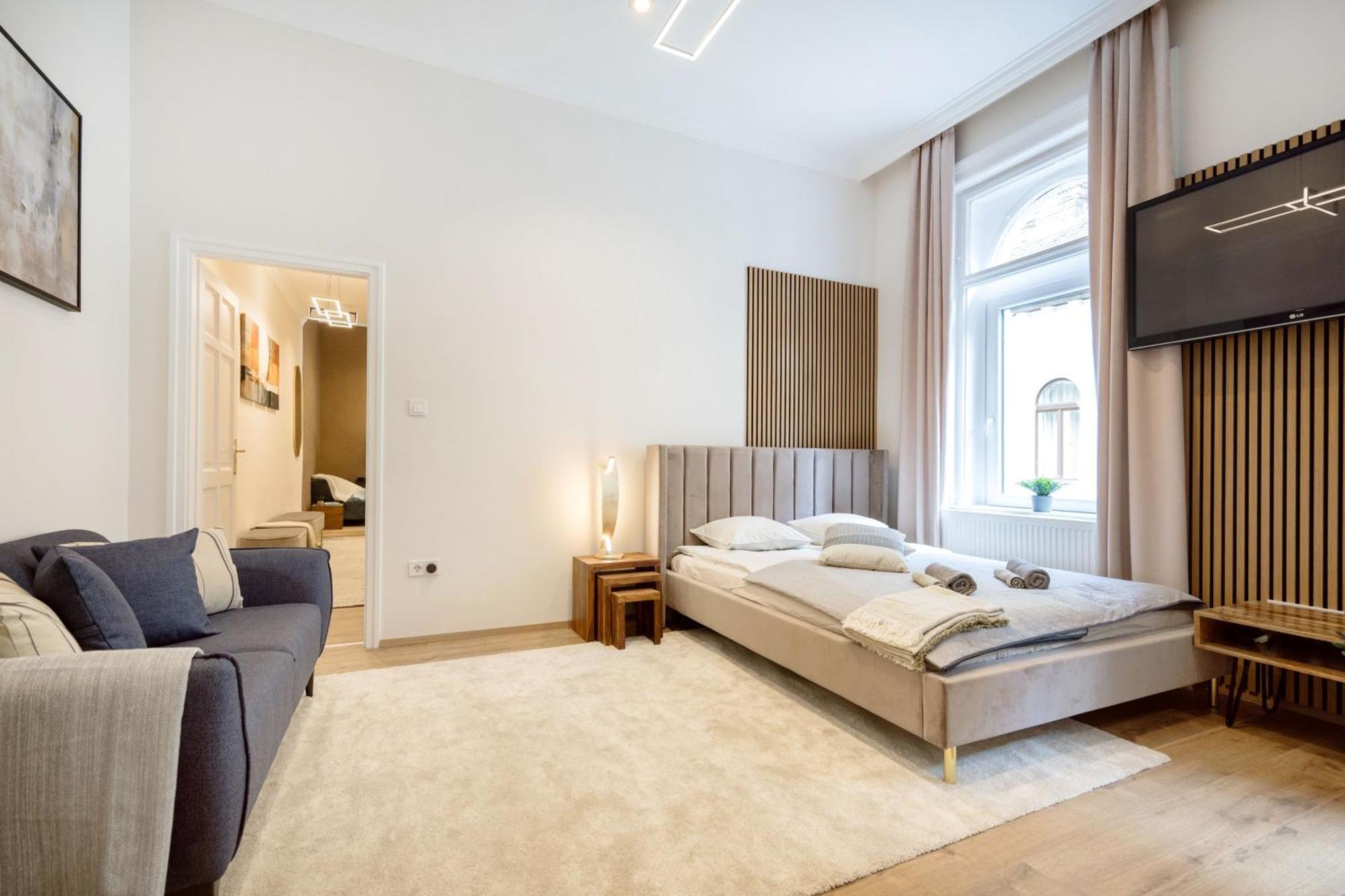 Sleek Downtown Living Appartement Boedapest Buitenkant foto