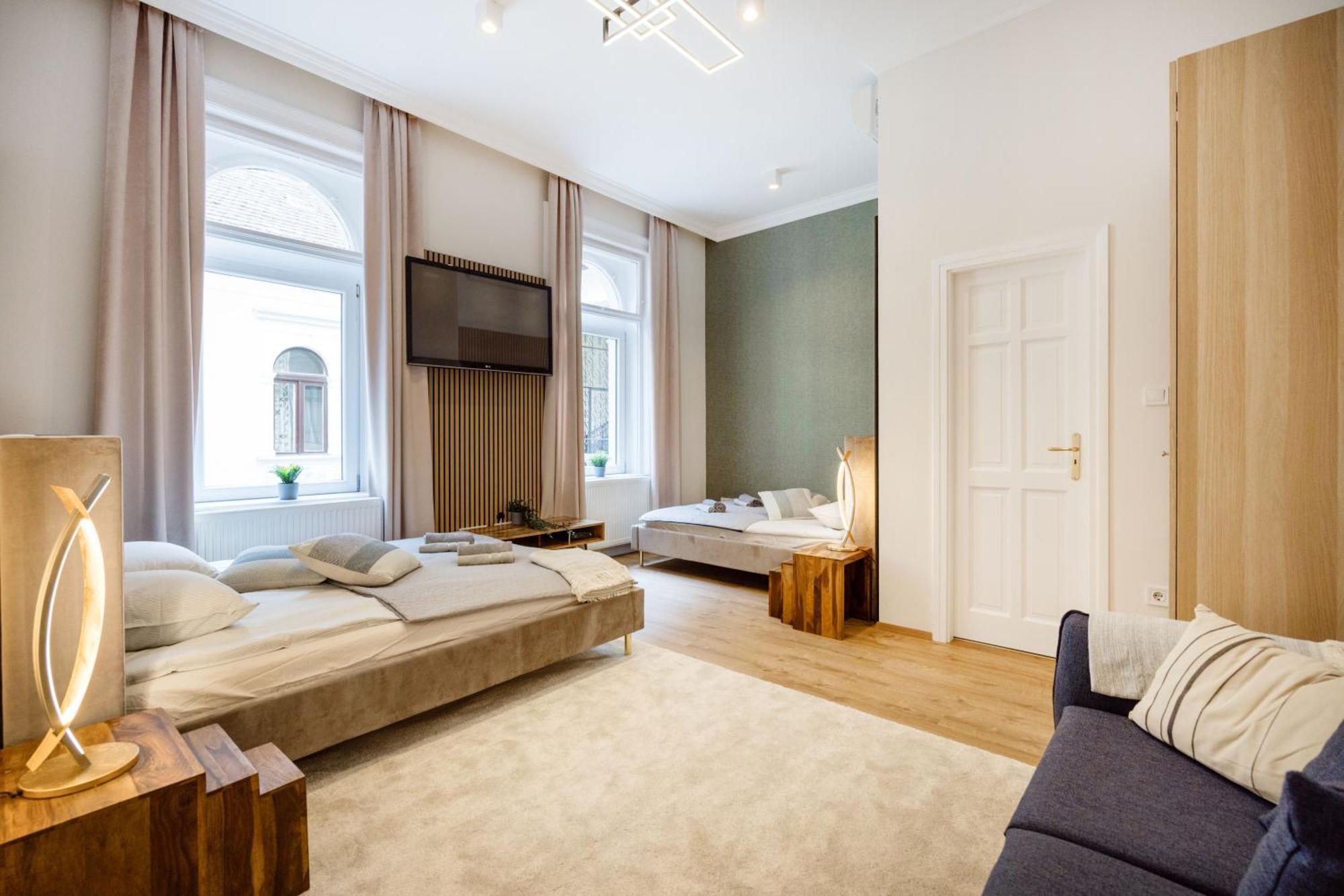 Sleek Downtown Living Appartement Boedapest Buitenkant foto